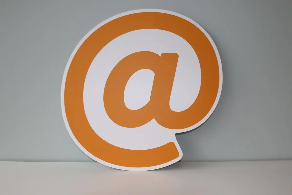 email '@' sign