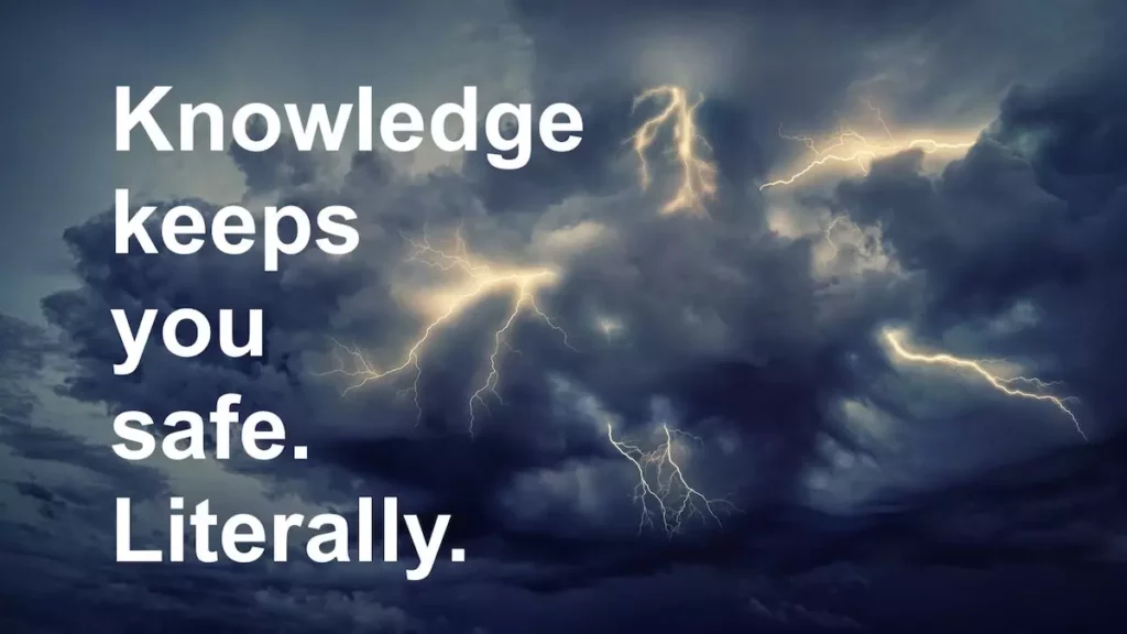 Quote: Knowledge keeps you safe. Literally.